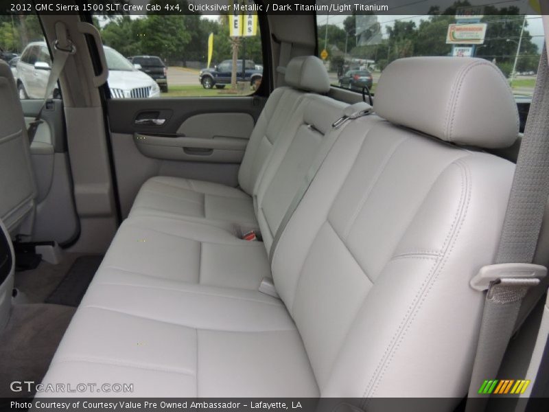 Rear Seat of 2012 Sierra 1500 SLT Crew Cab 4x4