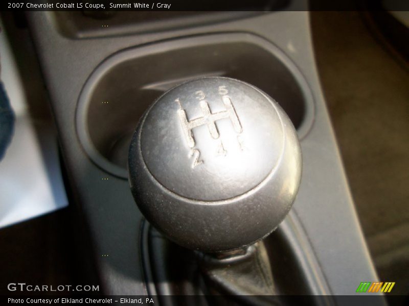 Summit White / Gray 2007 Chevrolet Cobalt LS Coupe