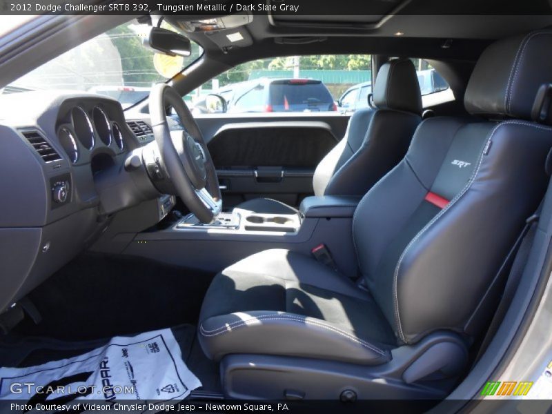 Tungsten Metallic / Dark Slate Gray 2012 Dodge Challenger SRT8 392