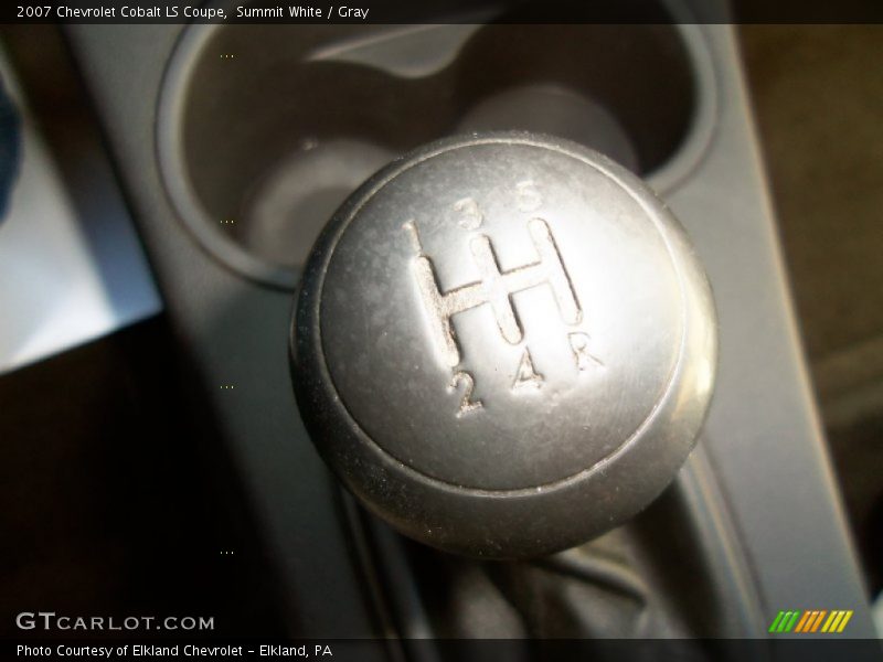 Summit White / Gray 2007 Chevrolet Cobalt LS Coupe