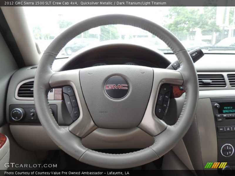  2012 Sierra 1500 SLT Crew Cab 4x4 Steering Wheel