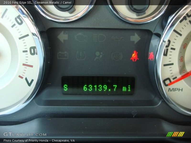 Cinnamon Metallic / Camel 2010 Ford Edge SEL