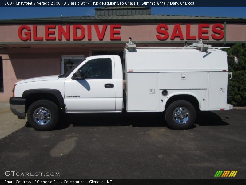 Summit White / Dark Charcoal 2007 Chevrolet Silverado 2500HD Classic Work Truck Regular Cab Chassis