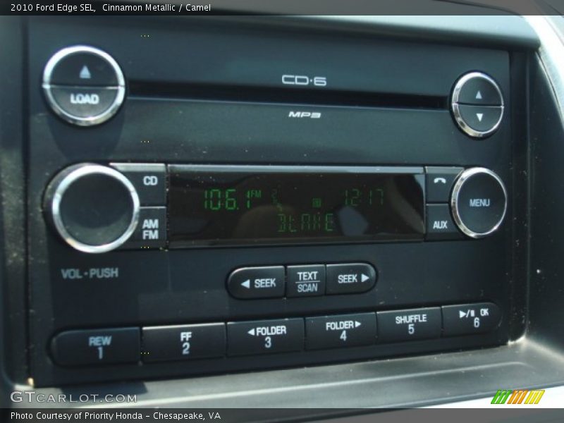 Cinnamon Metallic / Camel 2010 Ford Edge SEL
