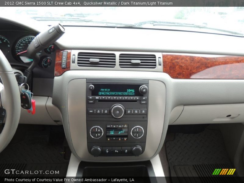 Quicksilver Metallic / Dark Titanium/Light Titanium 2012 GMC Sierra 1500 SLT Crew Cab 4x4