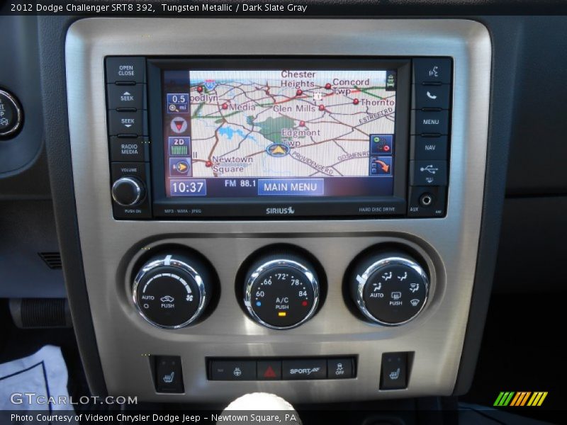 Navigation of 2012 Challenger SRT8 392