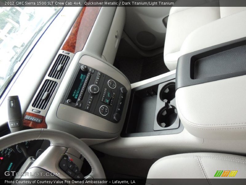 Quicksilver Metallic / Dark Titanium/Light Titanium 2012 GMC Sierra 1500 SLT Crew Cab 4x4