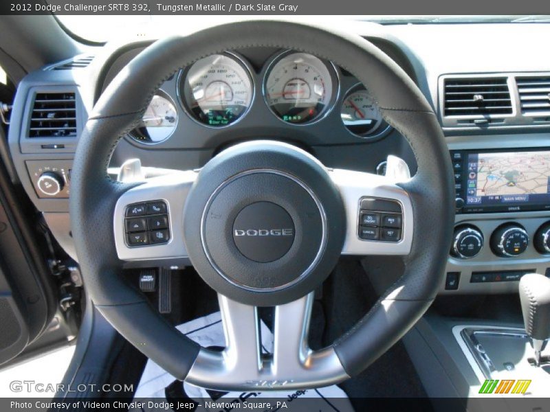 Tungsten Metallic / Dark Slate Gray 2012 Dodge Challenger SRT8 392
