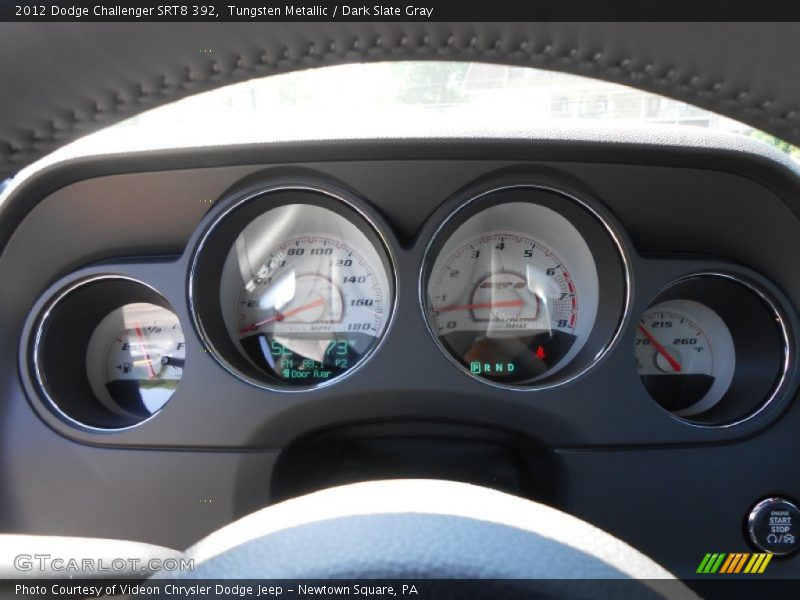 Tungsten Metallic / Dark Slate Gray 2012 Dodge Challenger SRT8 392