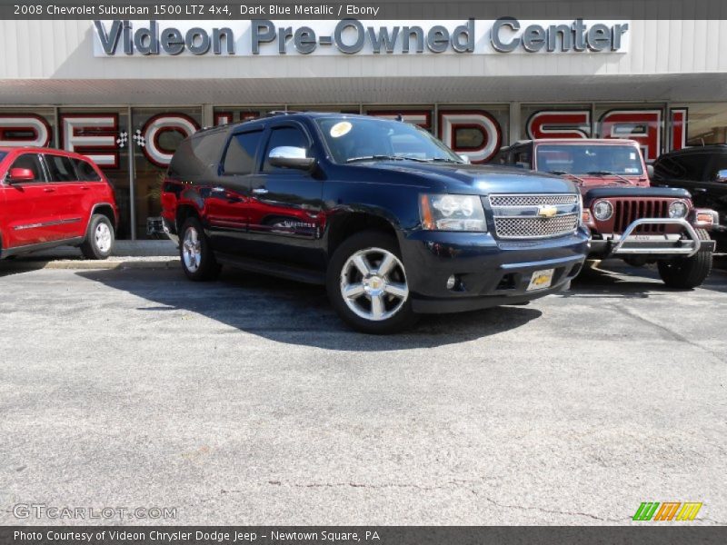 Dark Blue Metallic / Ebony 2008 Chevrolet Suburban 1500 LTZ 4x4