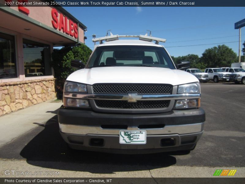Summit White / Dark Charcoal 2007 Chevrolet Silverado 2500HD Classic Work Truck Regular Cab Chassis