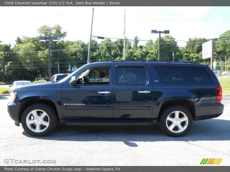 Dark Blue Metallic / Ebony 2008 Chevrolet Suburban 1500 LTZ 4x4