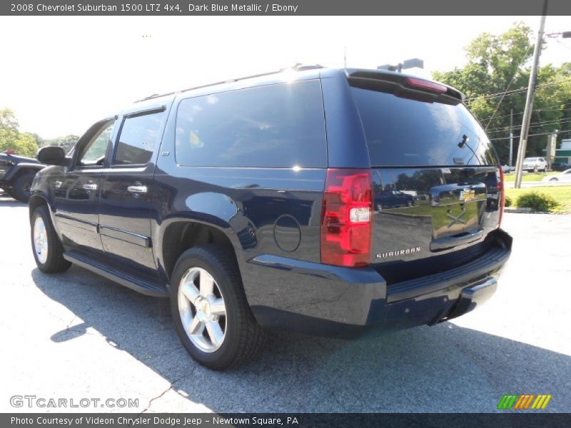 Dark Blue Metallic / Ebony 2008 Chevrolet Suburban 1500 LTZ 4x4