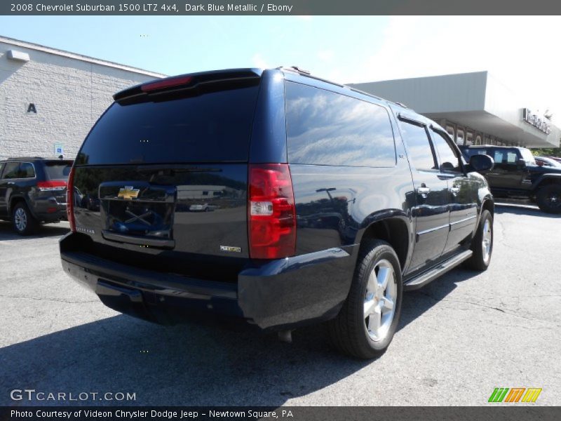Dark Blue Metallic / Ebony 2008 Chevrolet Suburban 1500 LTZ 4x4