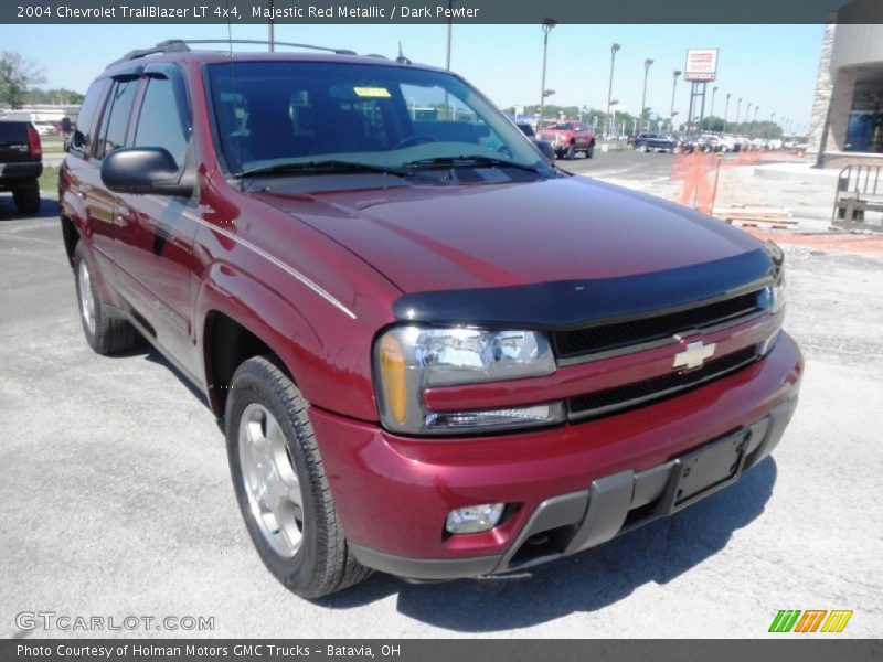 Majestic Red Metallic / Dark Pewter 2004 Chevrolet TrailBlazer LT 4x4