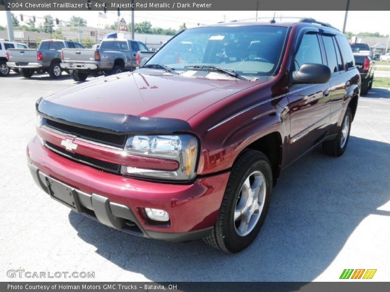 Majestic Red Metallic / Dark Pewter 2004 Chevrolet TrailBlazer LT 4x4