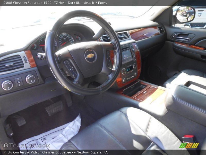 Dark Blue Metallic / Ebony 2008 Chevrolet Suburban 1500 LTZ 4x4