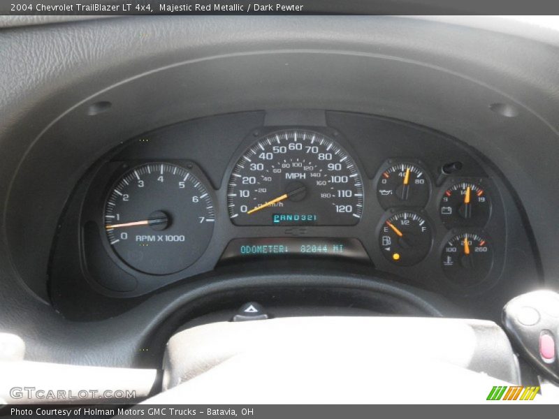 Majestic Red Metallic / Dark Pewter 2004 Chevrolet TrailBlazer LT 4x4