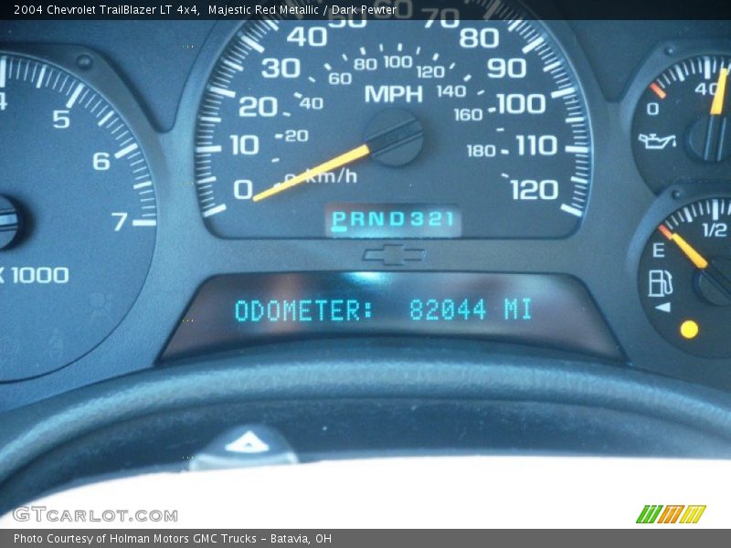 Majestic Red Metallic / Dark Pewter 2004 Chevrolet TrailBlazer LT 4x4