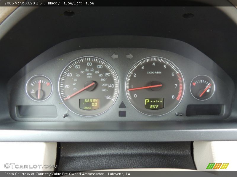 Black / Taupe/Light Taupe 2006 Volvo XC90 2.5T