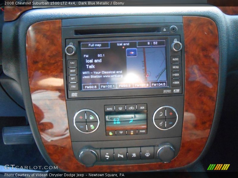 Dark Blue Metallic / Ebony 2008 Chevrolet Suburban 1500 LTZ 4x4