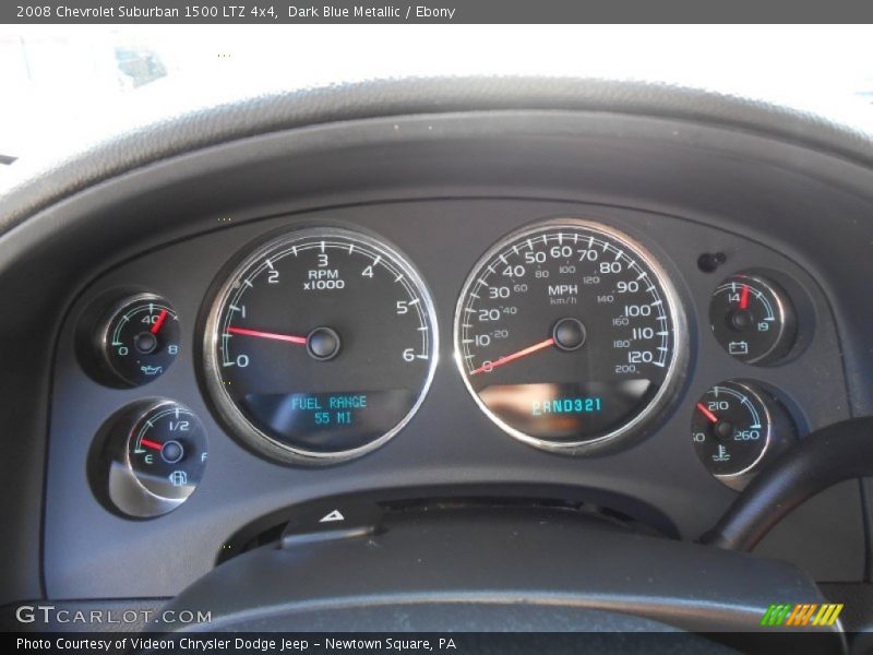 Dark Blue Metallic / Ebony 2008 Chevrolet Suburban 1500 LTZ 4x4