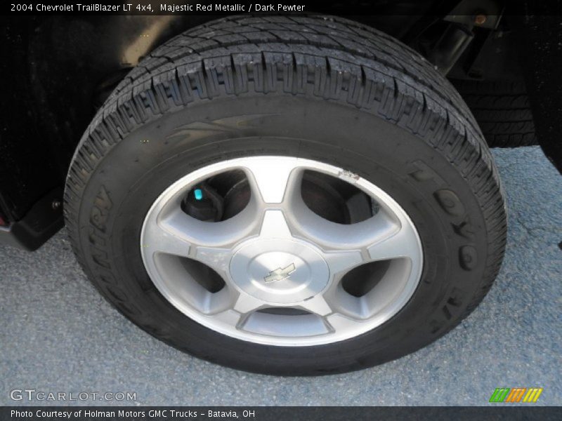 Majestic Red Metallic / Dark Pewter 2004 Chevrolet TrailBlazer LT 4x4