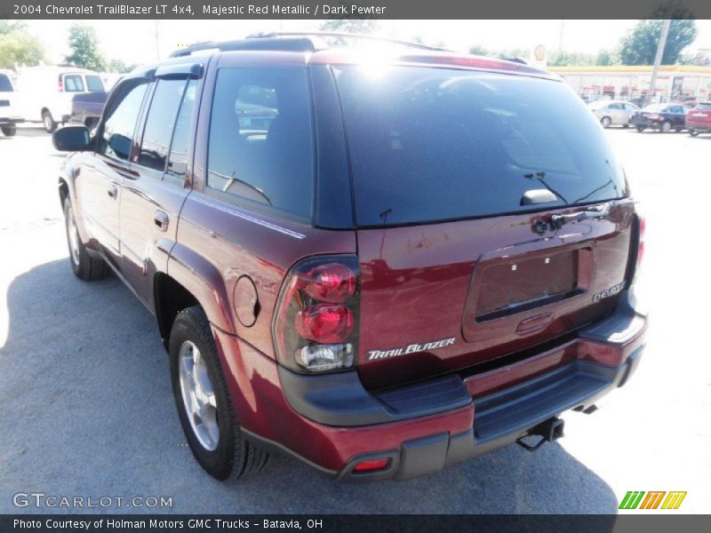 Majestic Red Metallic / Dark Pewter 2004 Chevrolet TrailBlazer LT 4x4