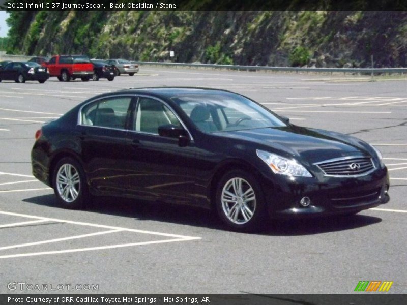 Black Obsidian / Stone 2012 Infiniti G 37 Journey Sedan