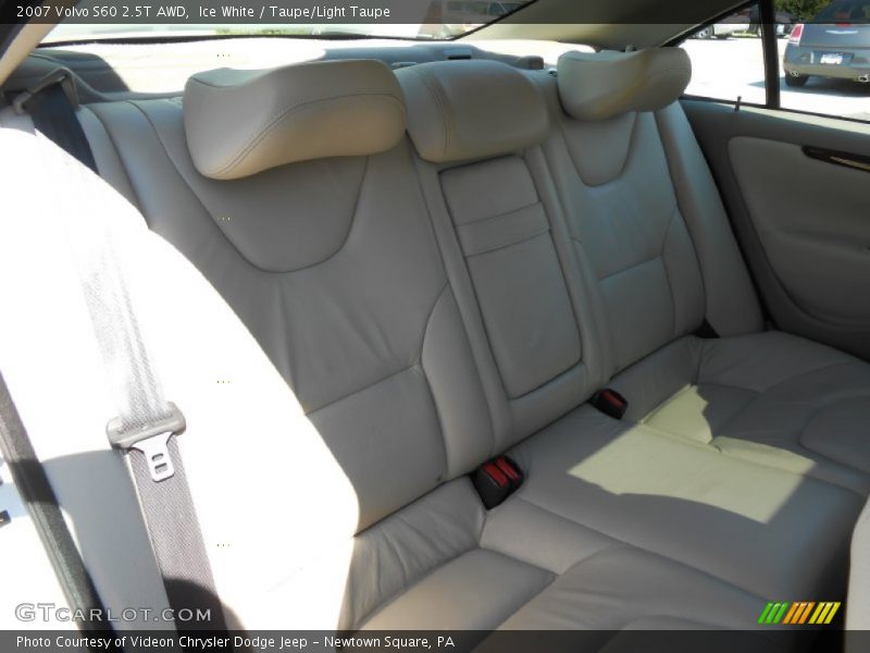 Ice White / Taupe/Light Taupe 2007 Volvo S60 2.5T AWD