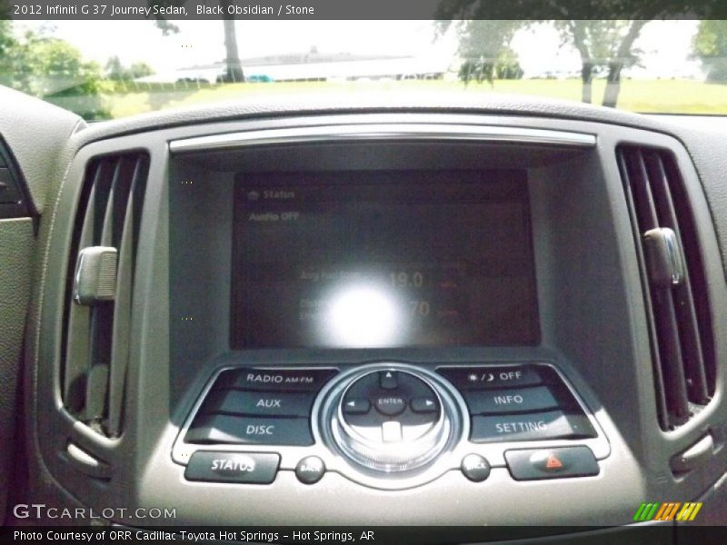 Black Obsidian / Stone 2012 Infiniti G 37 Journey Sedan