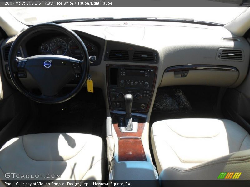 Ice White / Taupe/Light Taupe 2007 Volvo S60 2.5T AWD