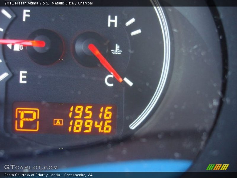 Metallic Slate / Charcoal 2011 Nissan Altima 2.5 S