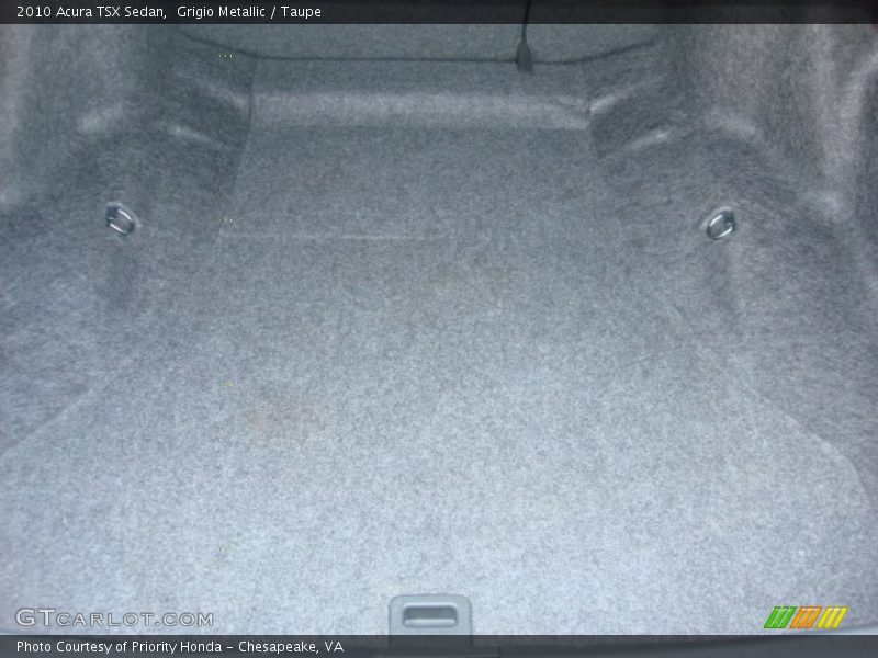 Grigio Metallic / Taupe 2010 Acura TSX Sedan