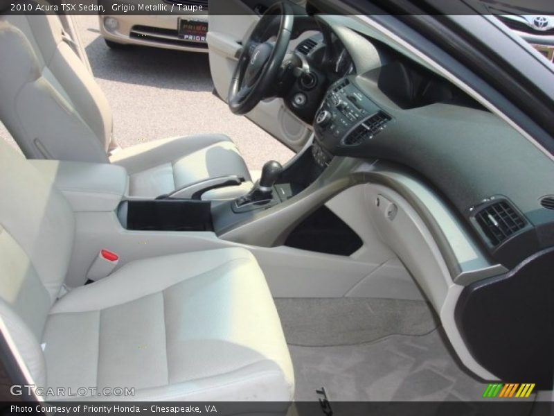 Grigio Metallic / Taupe 2010 Acura TSX Sedan
