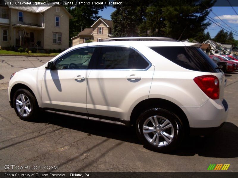 White Diamond Tricoat / Jet Black 2013 Chevrolet Equinox LT AWD