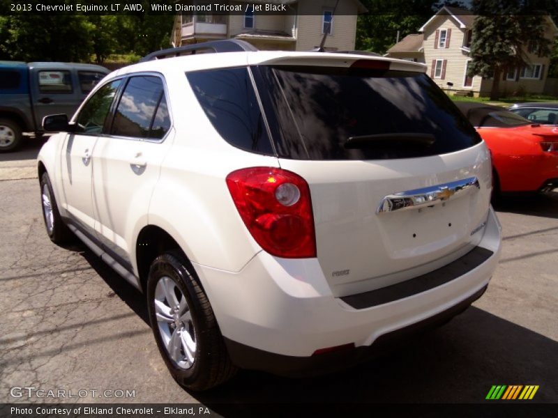 White Diamond Tricoat / Jet Black 2013 Chevrolet Equinox LT AWD