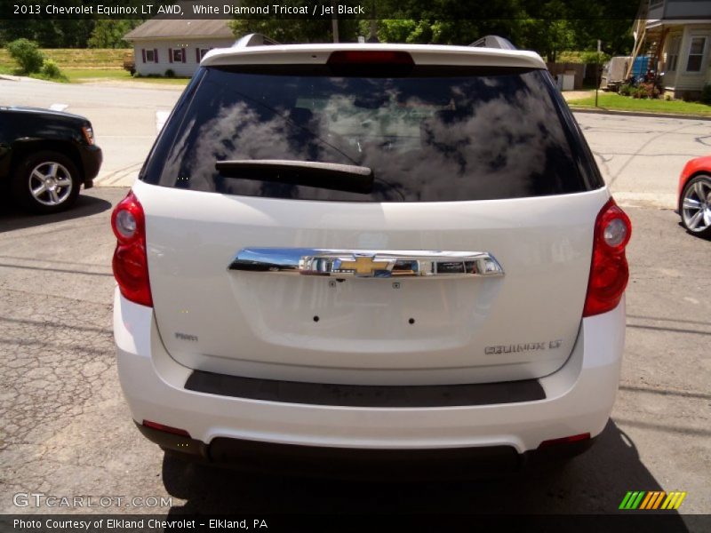 White Diamond Tricoat / Jet Black 2013 Chevrolet Equinox LT AWD