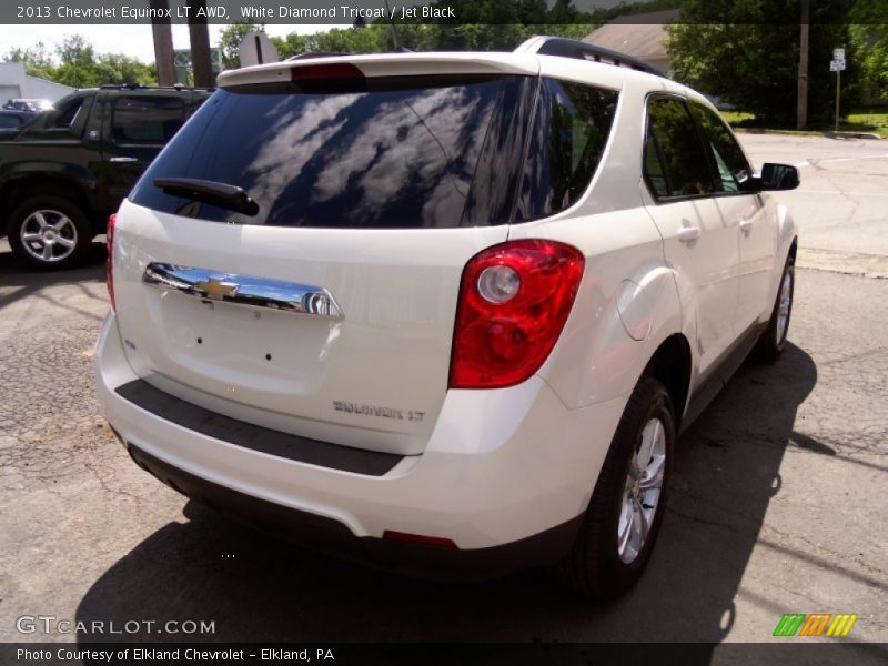 White Diamond Tricoat / Jet Black 2013 Chevrolet Equinox LT AWD