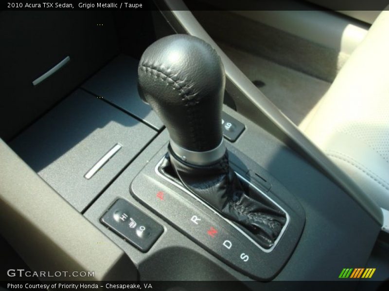 Grigio Metallic / Taupe 2010 Acura TSX Sedan
