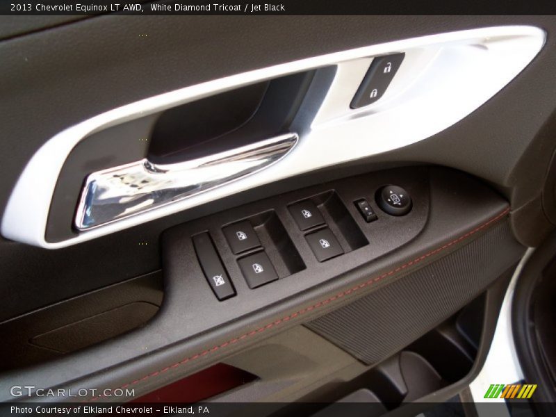 White Diamond Tricoat / Jet Black 2013 Chevrolet Equinox LT AWD