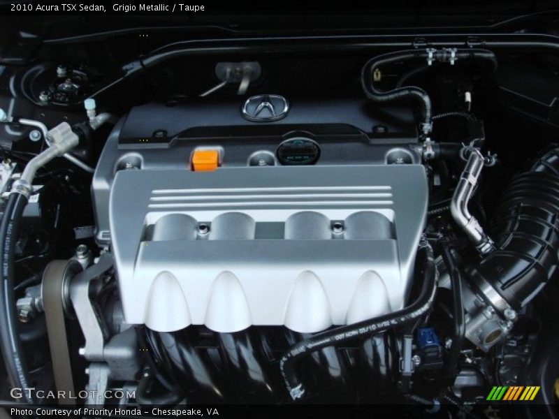 Grigio Metallic / Taupe 2010 Acura TSX Sedan