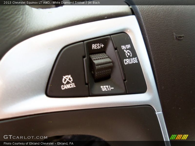 White Diamond Tricoat / Jet Black 2013 Chevrolet Equinox LT AWD