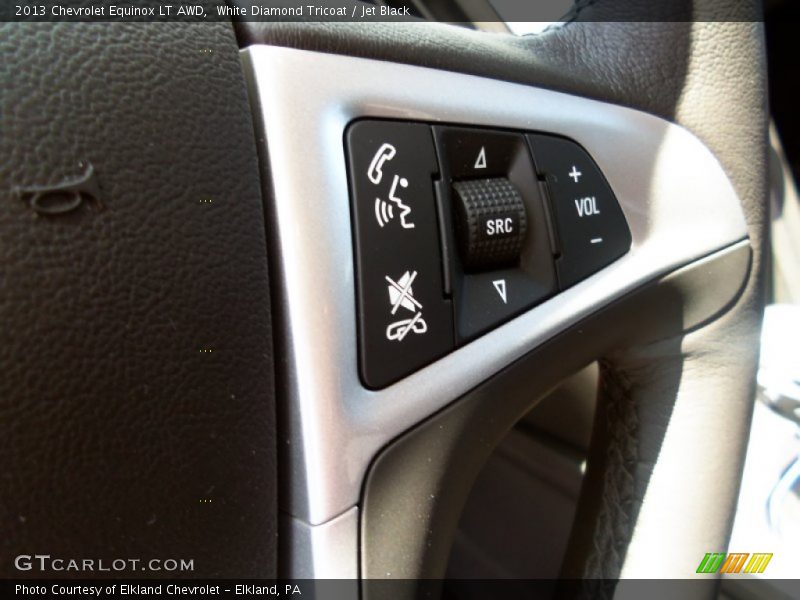 White Diamond Tricoat / Jet Black 2013 Chevrolet Equinox LT AWD