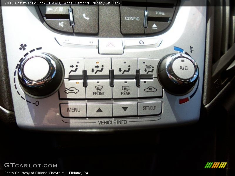 White Diamond Tricoat / Jet Black 2013 Chevrolet Equinox LT AWD