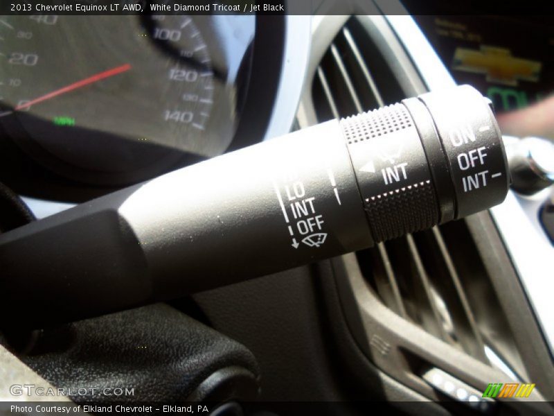 White Diamond Tricoat / Jet Black 2013 Chevrolet Equinox LT AWD