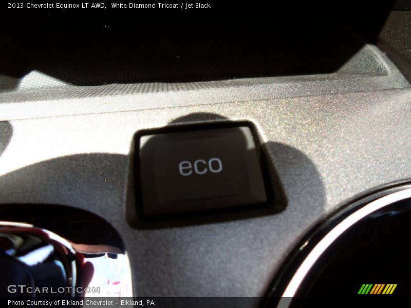 White Diamond Tricoat / Jet Black 2013 Chevrolet Equinox LT AWD