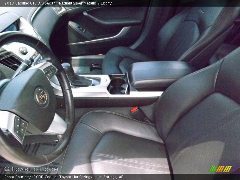 Radiant Silver Metallic / Ebony 2013 Cadillac CTS 3.0 Sedan