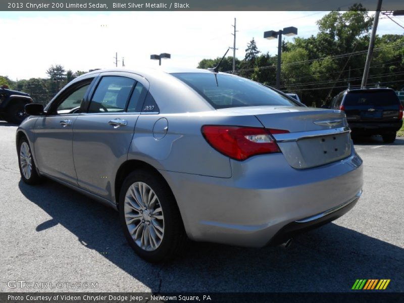 Billet Silver Metallic / Black 2013 Chrysler 200 Limited Sedan