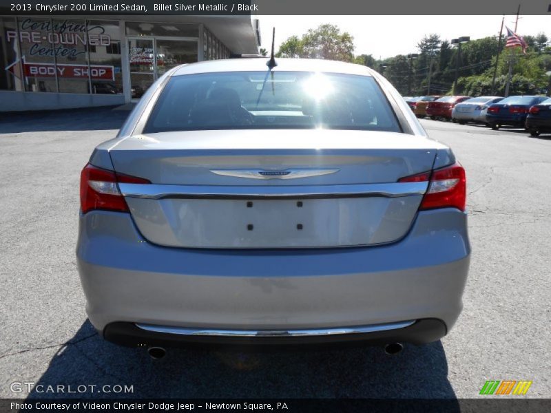 Billet Silver Metallic / Black 2013 Chrysler 200 Limited Sedan